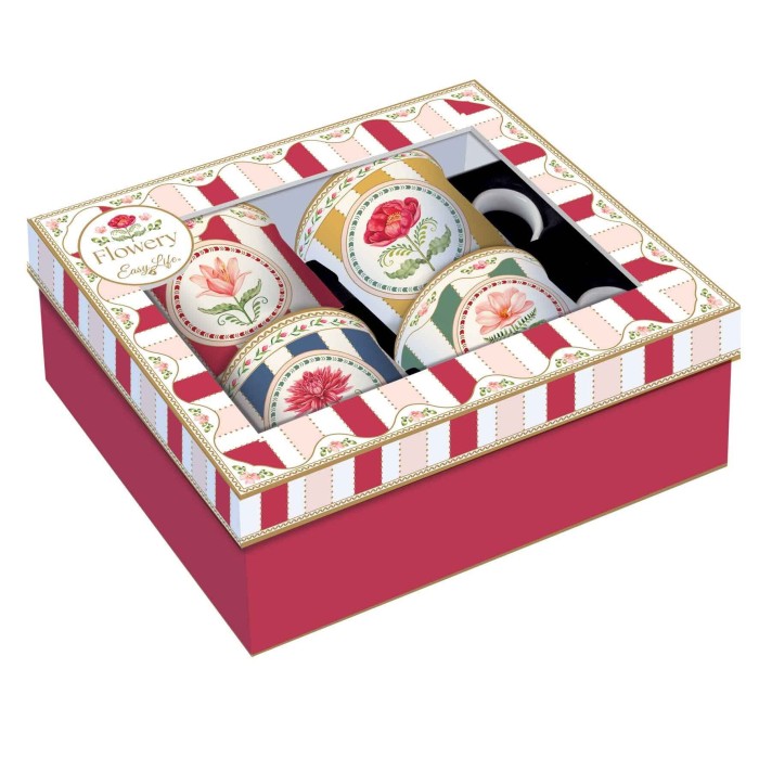 Easy Life/Nuova R2S, 4x porcelanowy kubek 300ml