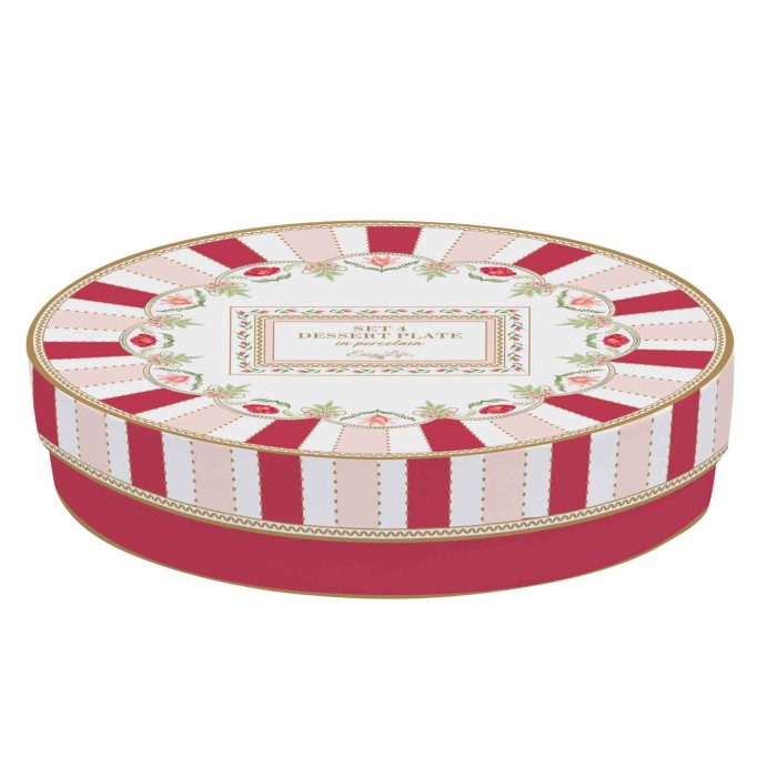 Easy Life/Nuova R2S, 4x porcelanowy talerz deserowy 19cm