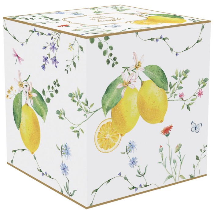 Easy Life/Nuova R2S, porcelanowy kubek 275ml - FLEURS ET CITRONS, cytryny