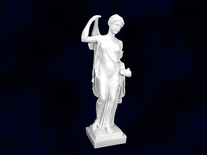 Maska, grecka figurka alabastrowa - Hera