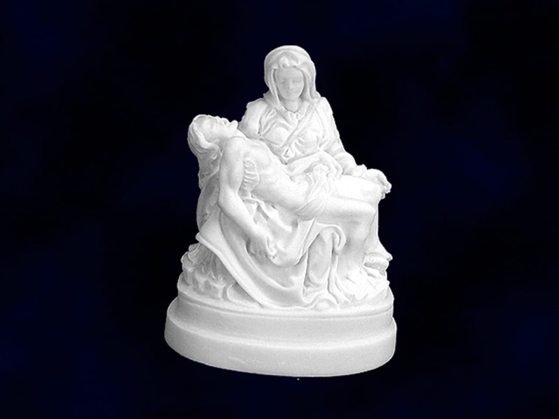 Maska, grecka figurka alabastrowa - PIETA