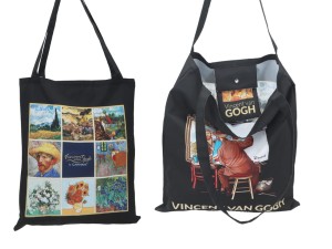 Carmani, torba na ramię, na zakupy do 5kg -  VAN GOGH, kolaż