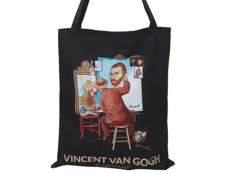 Carmani, torba na ramię, na zakupy do 5kg -  VAN GOGH, kolaż