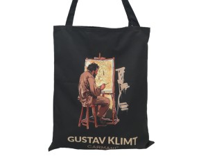 Carmani, torba na ramię, na zakupy do 5kg - GUSTAV KLIMT, kolaż