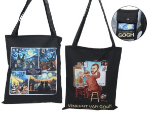 Carmani, torba na ramię, na zakupy do 5kg - VAN GOGH, kolaż