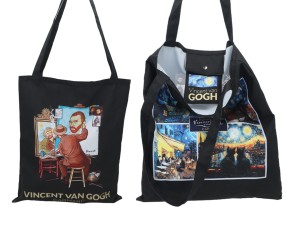 Carmani, torba na ramię, na zakupy do 5kg - VAN GOGH, kolaż