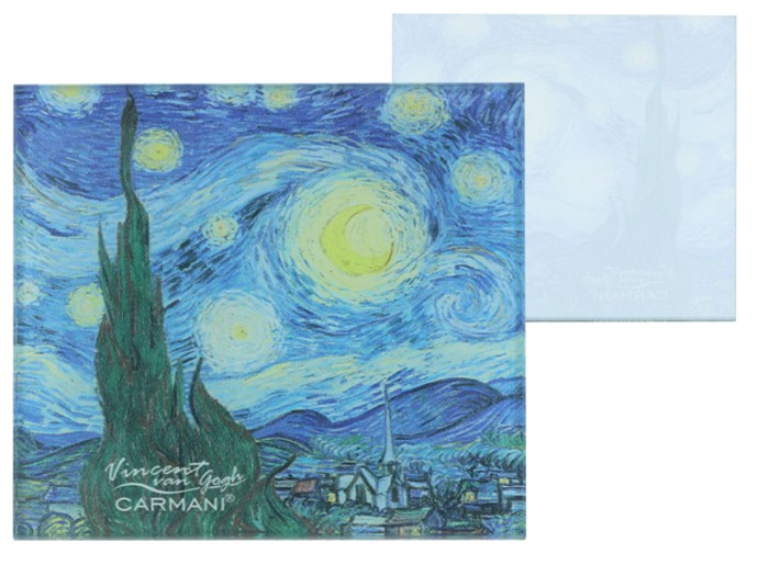 Carmani, szklana podkładka pod kubek - VAN GOGH/Gwiaździsta Noc