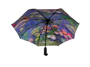 Carmani, parasol automat, składany -C. MONET/Lilie wodne (pod spodem)