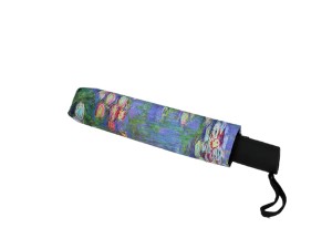 Carmani, parasol automat, składany -C. MONET/Lilie wodne (pod spodem)
