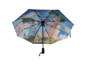 Carmani, parasol automat, składany -C. MONET/Kobieta z Parasolem (dekoracja pod spodem) (CARMANI)