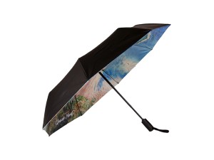 Carmani, parasol automat, składany -C. MONET/Kobieta z Parasolem (dekoracja pod spodem) (CARMANI)