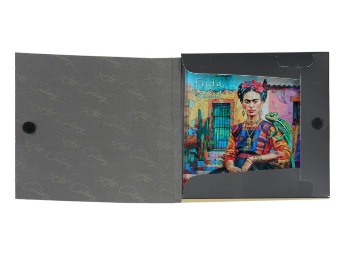 Carmani, szklana podkładka ok. 11,5x11,5cm inspirowana malarstwem FRIDY KAHLO