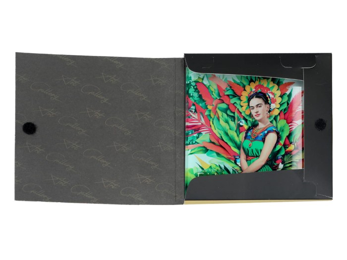 Carmani, szklana podkładka ok. 11,5x11,5cm inspirowana malarstwem FRIDY KAHLO