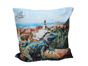 Carmani, poduszka z wypełnieniem i z suwakiem - motyw inspirowany malarstwem  P.RODRIGUEZ