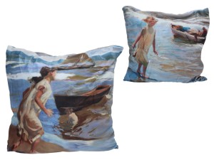 Carmani, poduszka z wypełnieniem i z suwakiem - motyw inspirowany malarstwem  J. SOROLLA