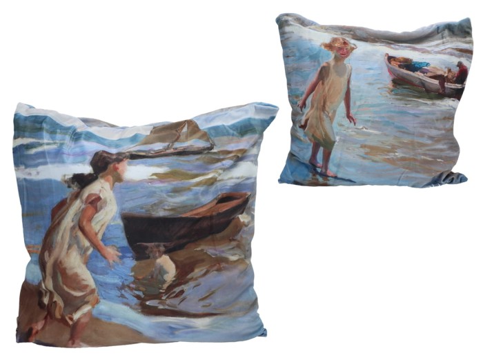 Carmani, poduszka z wypełnieniem i z suwakiem - motyw inspirowany malarstwem  J. SOROLLA