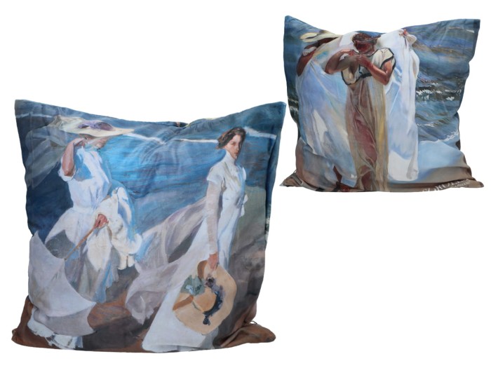 Carmani, poduszka z wypełnieniem i z suwakiem - motyw inspirowany malarstwem  J. SOROLLA