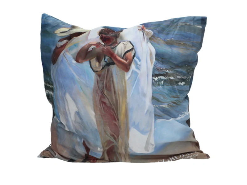 Carmani, poduszka z wypełnieniem i z suwakiem - motyw inspirowany malarstwem  J. SOROLLA