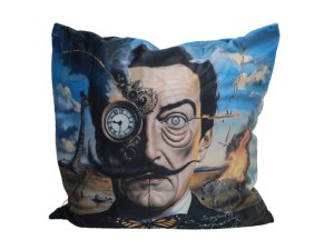 Carmani, poduszka z wypełnieniem i z suwakiem - motyw inspirowany malarstwem  SALVADORA DALI