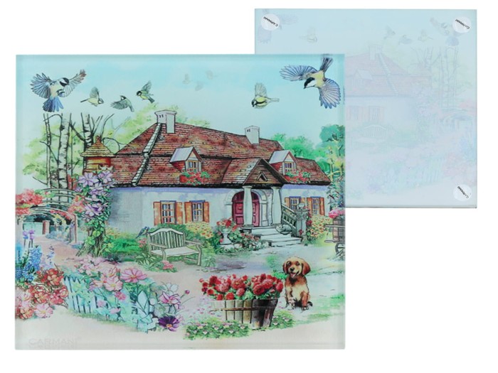 Carmani, szklana podkładka pod kubek - ŻYCIE NA WSI