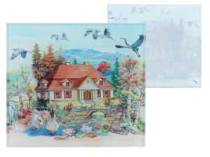 Carmani, szklana podkładka pod kubek - ŻYCIE NA WSI