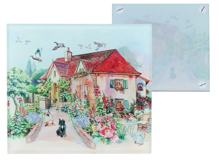 Carmani, szklana podkładka pod kubek - ŻYCIE NA WSI