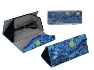 Carmani, składane etui na okulary - VAN GOGH/Gwiaździsta Noc