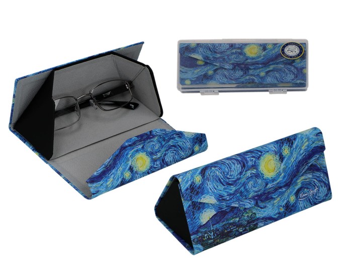 Carmani, składane etui na okulary - VAN GOGH/Gwiaździsta Noc