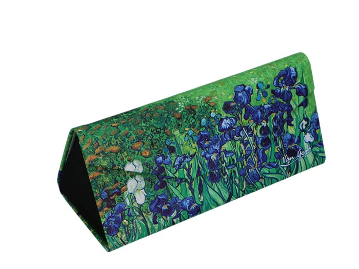 Carmani, składane etui na okulary - VAN GOGH/Irysy