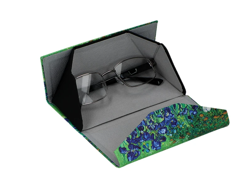 Carmani, składane etui na okulary - VAN GOGH/Irysy