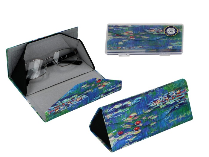 Carmani, składane etui na okulary - CLAUDE MONET/Lilie wodne, Nenufary