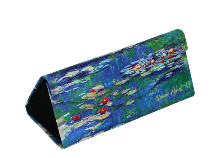 Carmani, składane etui na okulary - CLAUDE MONET/Lilie wodne, Nenufary