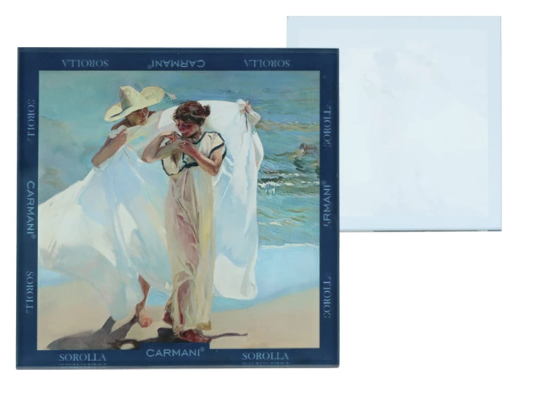 Carmani, szklana podkładka ok. 11,5x11,5cm - SOROLLA/Po kąpieli