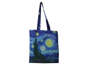 Carmani, tekstylna torba na ramię  - VAN GOGH/Gwiaździsta Noc