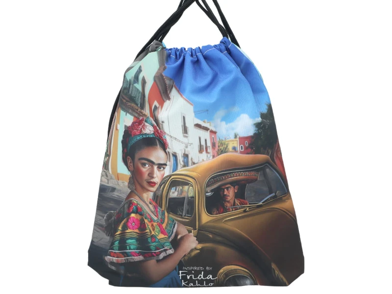 Carmani, worek na plecy 36x43cm - FRIDA KAHLO