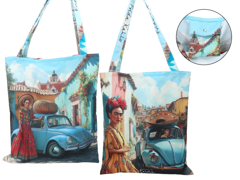 Carmani, tekstylna torba na ramię  - FRIDA KAHLO