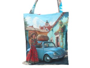 Carmani, tekstylna torba na ramię  - FRIDA KAHLO