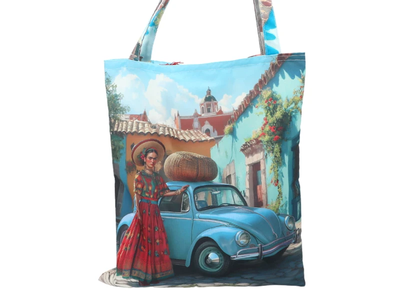 Carmani, tekstylna torba na ramię  - FRIDA KAHLO