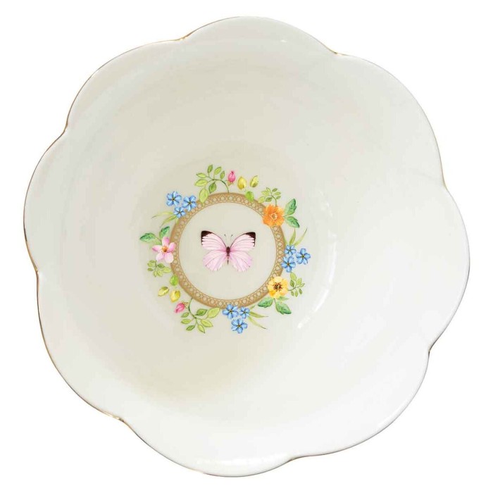Easy Life/Nuova R2S, porcelanowa miseczka 16cm - DANCING BUTTERFLIES