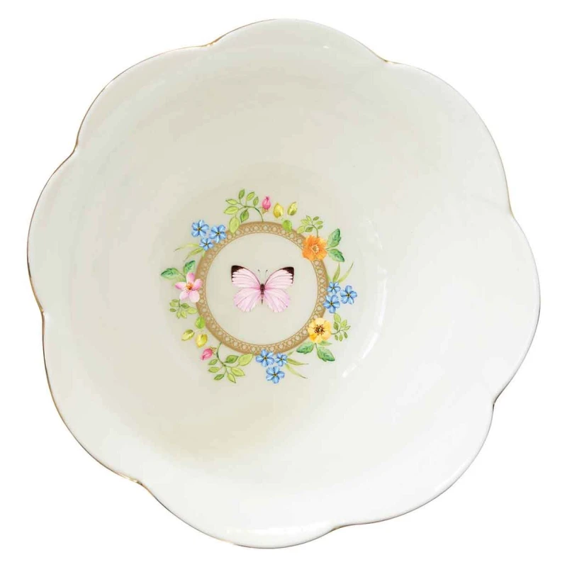 Easy Life/Nuova R2S, porcelanowa miseczka 16cm - DANCING BUTTERFLIES