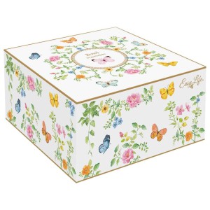 Easy Life/Nuova R2S, porcelanowa miseczka 16cm - DANCING BUTTERFLIES