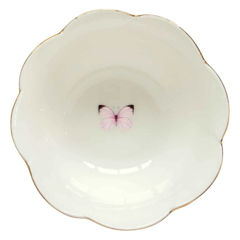 Easy Life/Nuova R2S, porcelanowa, mała miseczka 12cm - DANCING BUTTERFLIES