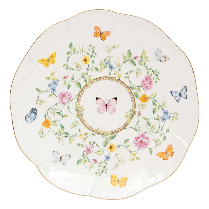 Easy Life/Nuova R2S, porcelanowy talerz deserowy - DANCING BUTTERFLIES
