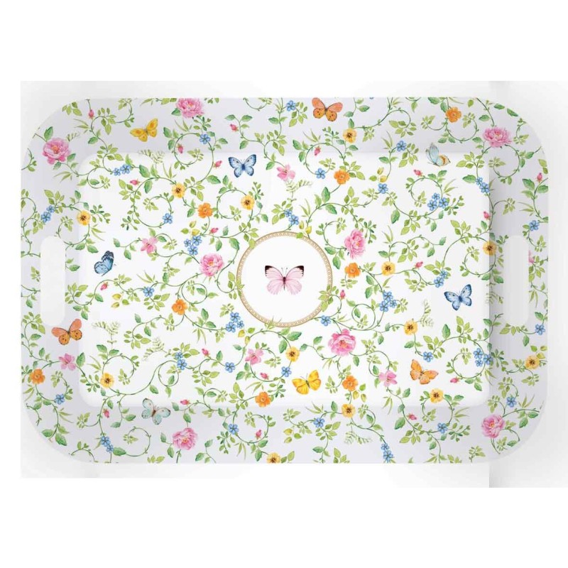 Easy Life/Nuova R2S, melaminowa taca 47x33cm - DANCING BUTTERFLIES