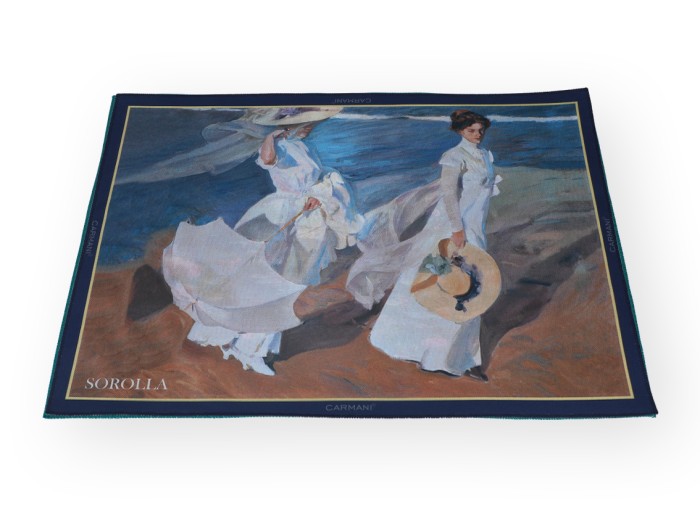 Carmani, podkładka na stół z tw, szt. SOROLLA/Spacer brzegiem morza