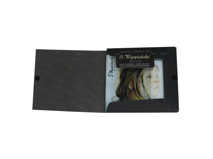 Carmani, szklana podkładka 11,5x11,5cm - S. WYSPAIŃSKI/Helenka