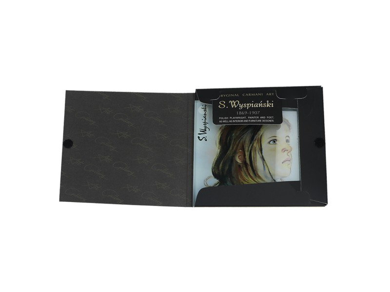 Carmani, szklana podkładka 11,5x11,5cm - S. WYSPAIŃSKI/Helenka