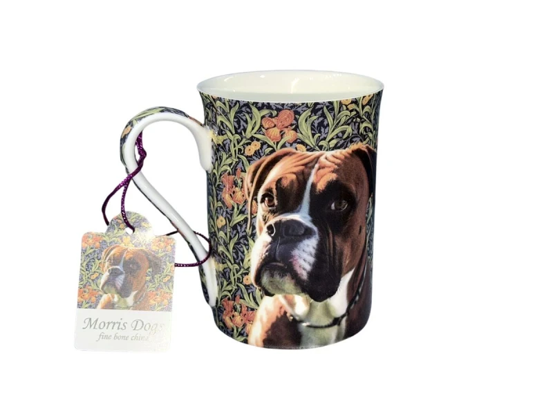 P4Y, kubek z porcelany kostnej 350ml - WILLIAM MORRIS/Bokser