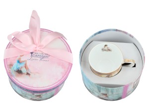 Carmani, filiżanka 290ml ze spodkiem - LAURA LOZANO/Little Balerines, małe baletnice