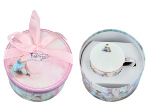 Carmani, filiżanka 290ml ze spodkiem - LAURA LOZANO/Little Balerines, małe baletnice